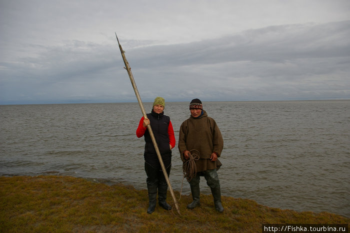 На побережье Карского моря. Я и Иван Воркута, Россия