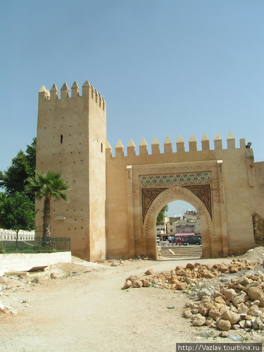 Часть оборонительного рубежа Фес, Марокко
