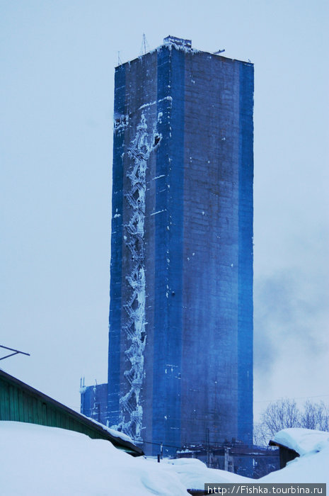 Вытяжная вентиляция над шахтой в пос. Шерегеш Шерегеш, Россия
