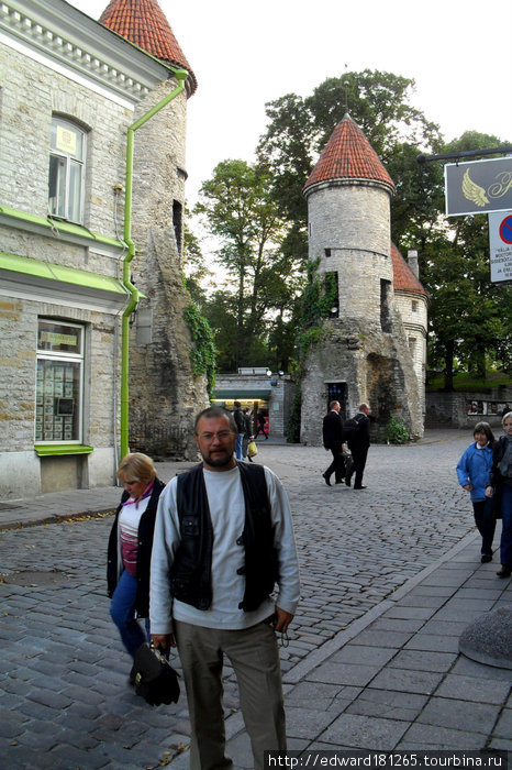 По пути на паром Таллин, Эстония