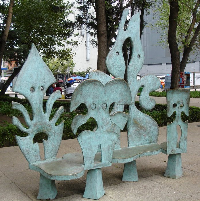 Необычные скамейки Мехико-Сити Мехико, Мексика