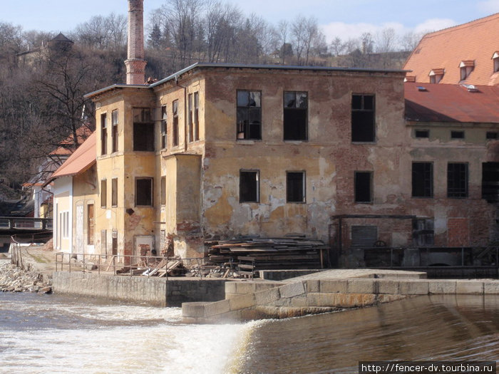 Снова брошенные здания Чешский Крумлов, Чехия