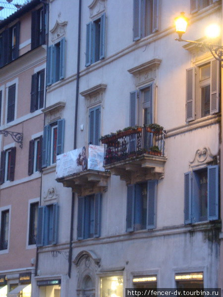Римские балконы Рим, Италия