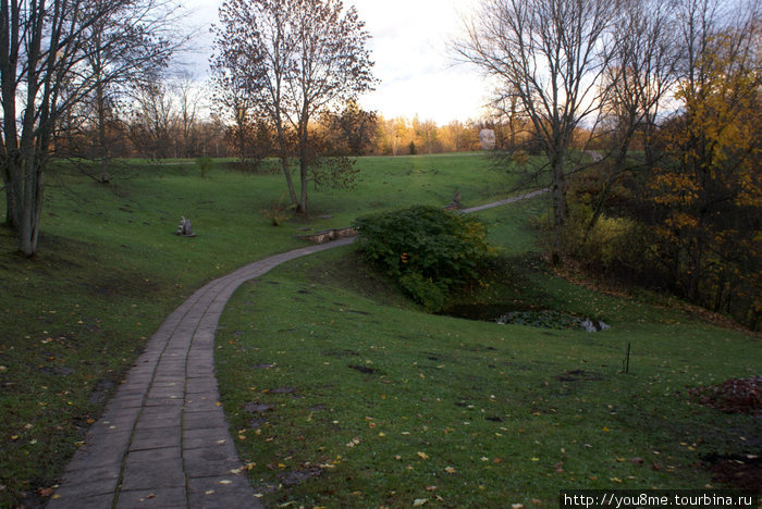 дорожка в парк Сигулда, Латвия