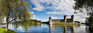 Панорамный снимок крепости Олавинлинна