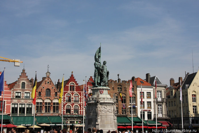 Улицы города Брюгге, Бельгия