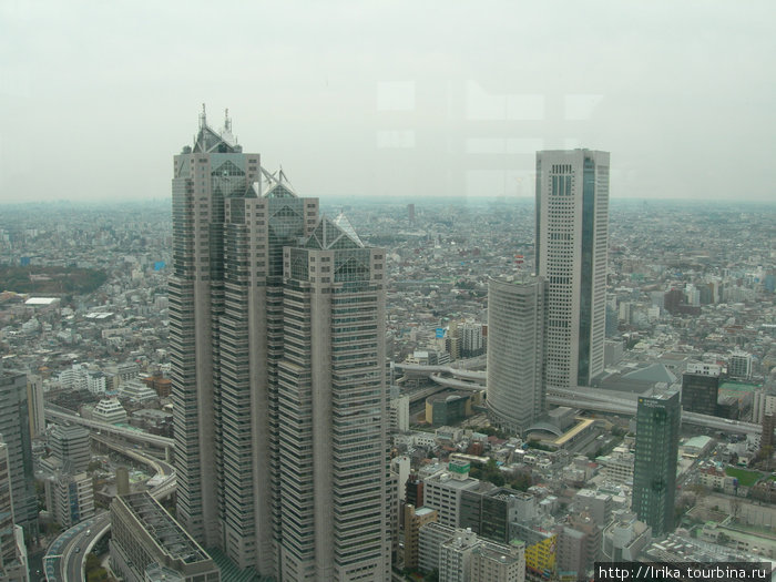 Вид со смотровой площадки Токио, Япония