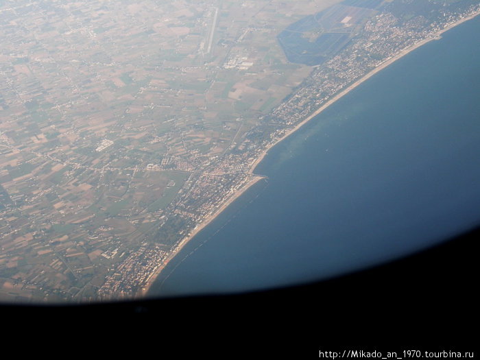 Пролетая над Адриатикой Рим, Италия