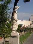 Античная статую, вид в профиль
