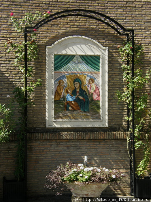 Мозаичная икона Санта Марии Рим, Италия