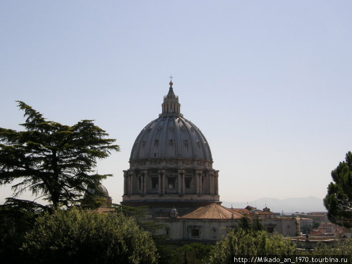 Купол собора без садовой арки Рим, Италия