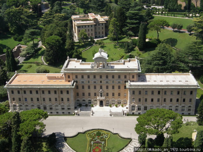 Административные здания Ватикана, вид сверху Рим, Италия