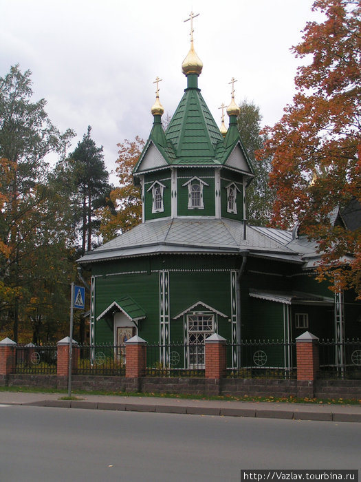 Вид на церковь Всеволожск, Россия