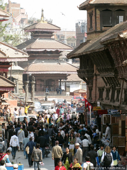 Улица. Суета. Катманду, Непал