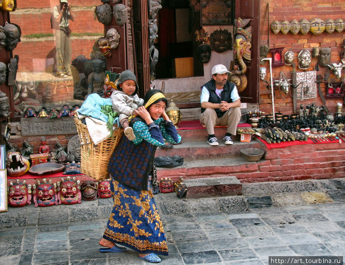 Все свое ношу с собой. Катманду, Непал