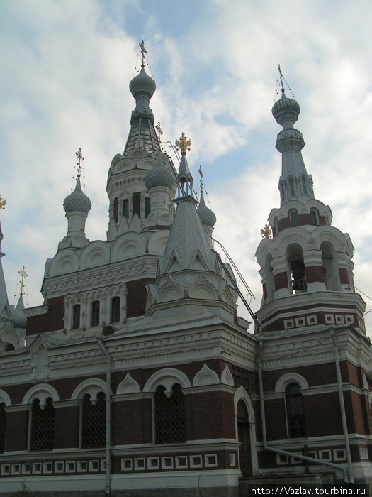 Вид на собор Павловск, Россия