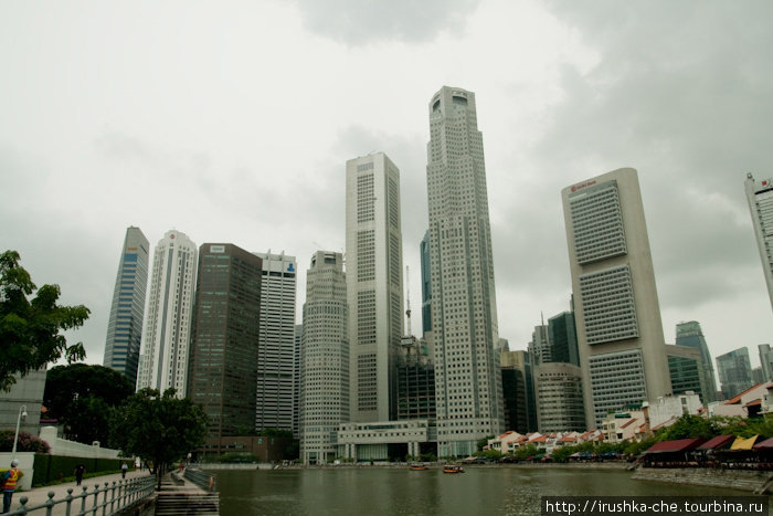 Деловой центр Сингапура — высотки мировых банков и транснациональных корпораций Сингапур (город-государство)