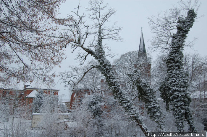 Зима в студенческом городе Грайфсвальд