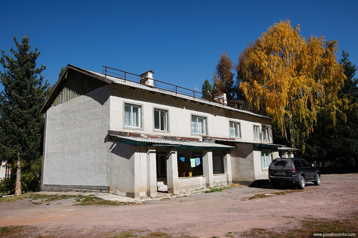 Корпус санатория-курорта «Джеты-Огуз», где жили космонавты в 1972-1974 г.г. Иссык-Кульская область, Киргизия