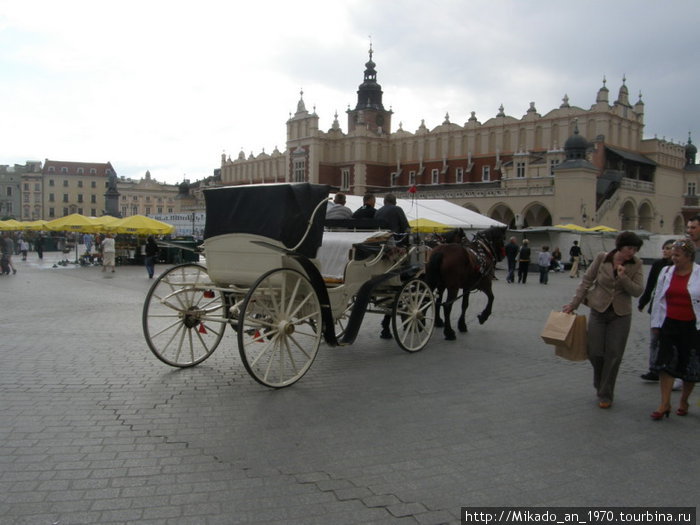 На центральной площади Кракова Краков, Польша