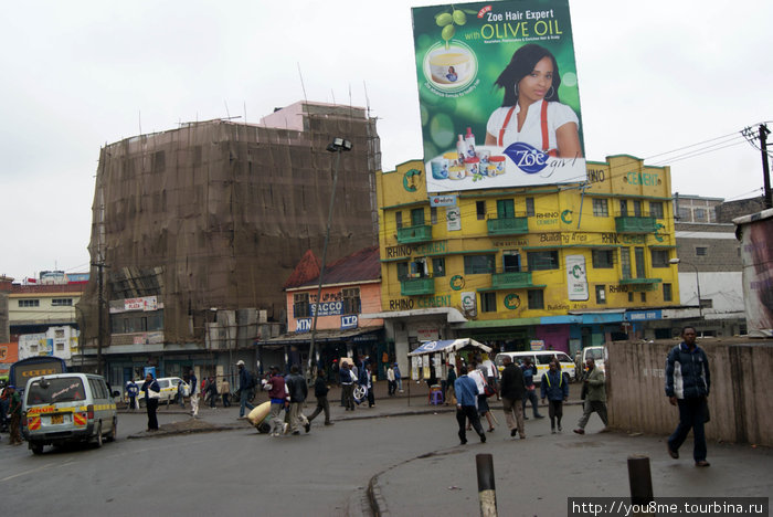 на улицах даунтауна Найроби, Кения