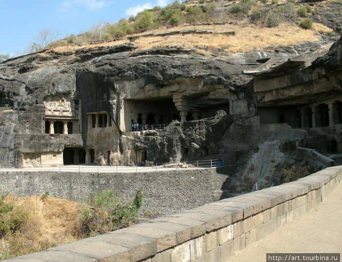 Эллора. Пещерные храмы. Эллора, Индия