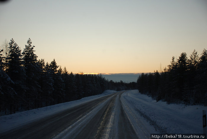 Дорога домой Рованиеми, Финляндия