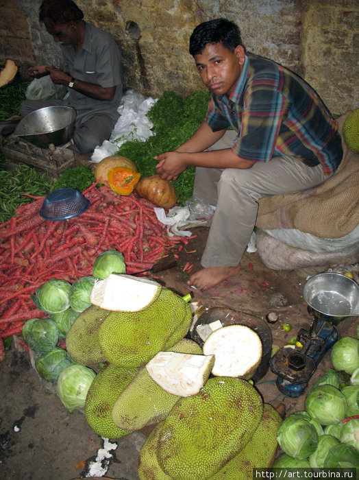 Овощной рынок. Индия