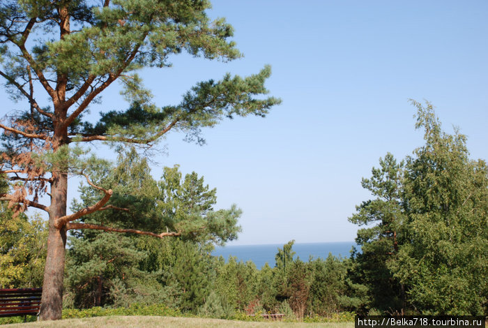 Вид на Балтийское море Нида, Литва