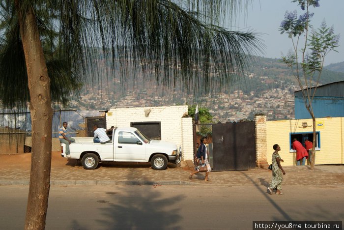 на улицах Кигали Кигали, Руанда