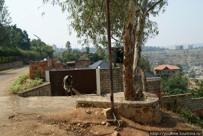 бытовая сценка Кигали, Руанда