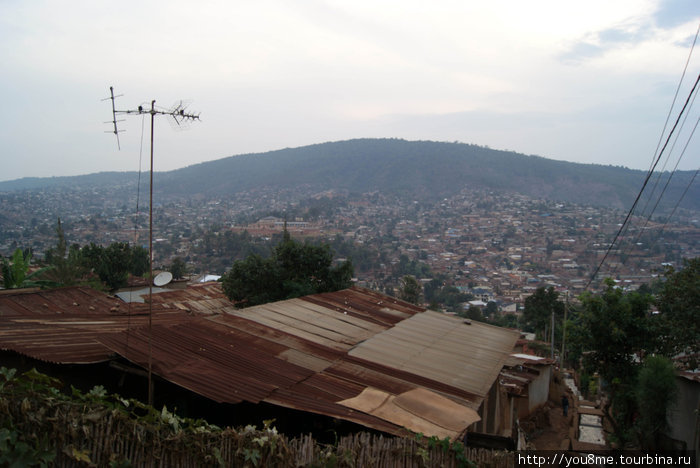 крыши Кигали Кигали, Руанда