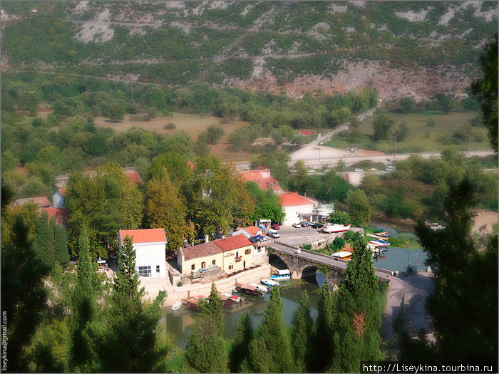 Вид с крепости на город Область Бар, Черногория
