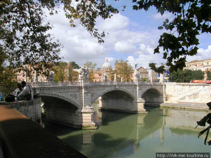 Второе чудо Рима после фонтанов — его мосты. Рим, Италия