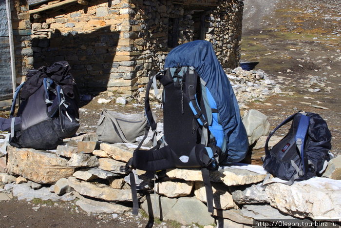Рюкзаки с плеч долой Зона Гандаки, Непал