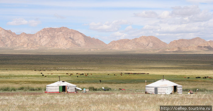 Классический монгольский пейзаж. Монголия