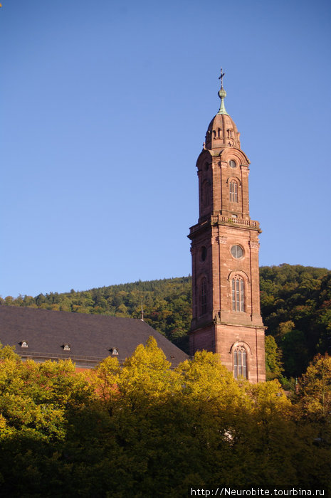 Колокольня церкови иезуитов Гейдельберг, Германия