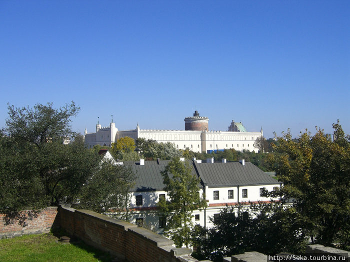 Вид на замок Люблин, Польша
