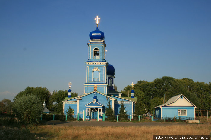 Атяшевская церковь в Мордовии. Россия