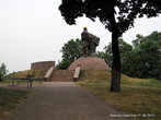 Памятник древлянскому князю Малу установлен на месте, где он со своими войсками одержал победу над Киевской княжеской дружиной в 945 году, и где была совершена после суда казнь князя Игоря.