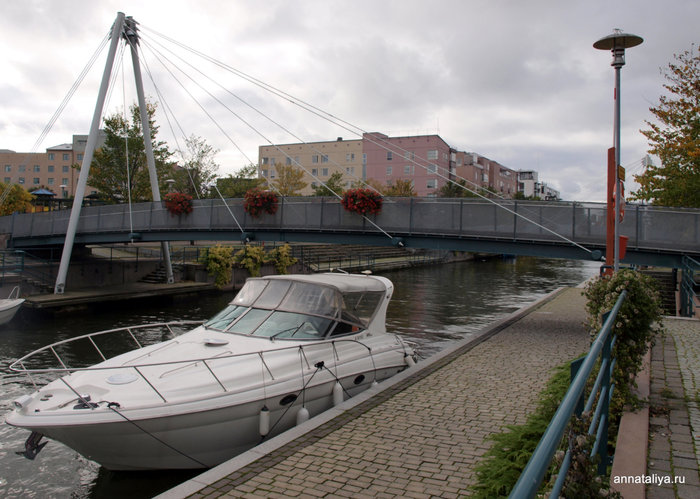 Парковка для яхт в районе Руохолахти Хельсинки, Финляндия