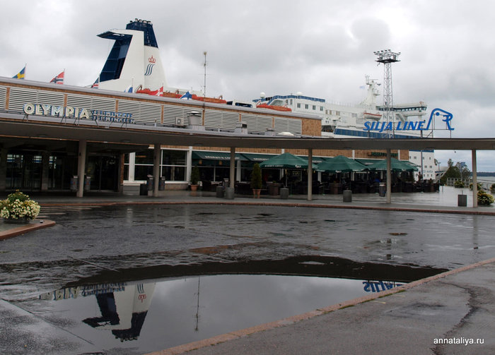Паромный терминал Олимпия — место нашего старта Хельсинки, Финляндия
