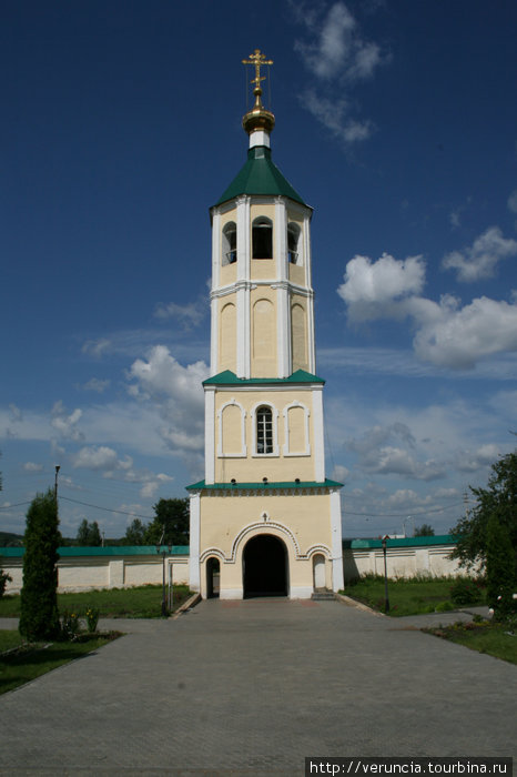 Колокольня в голландском стиле в монастыре в Макаровке. Россия