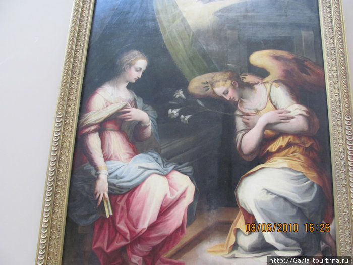 Лувр. Встреча Марии с Гавриилом. Париж, Франция