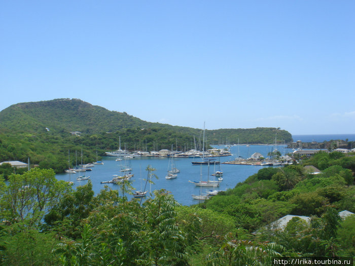 Вид с обзорной площадки Остров Антигуа, Антигуа и Барбуда