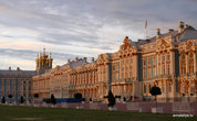 Вид на Екатерининский дворец из гостиницы Екатерина