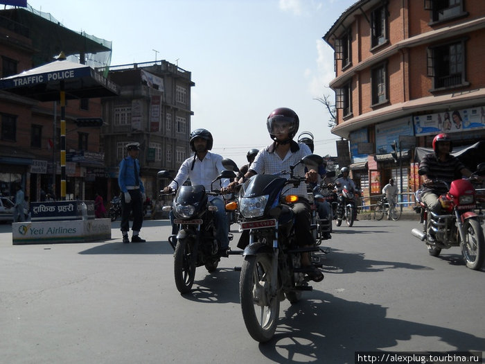 На улицах Катманду Непал
