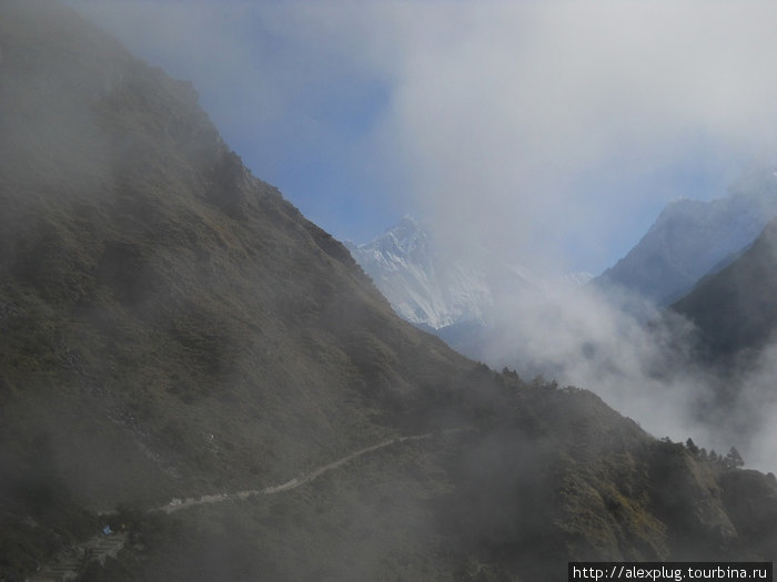 Утро туманное... Дорога в Тенгбоче. Непал