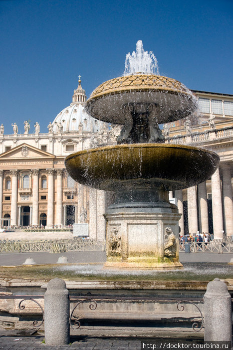 Площадь и собор Святого Петра Рим, Италия