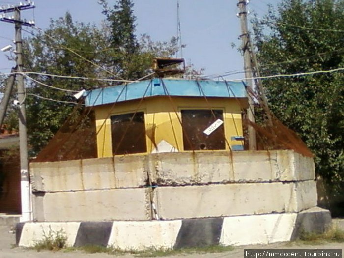 милицейская будка на перекрестке Ингушетия, Россия
